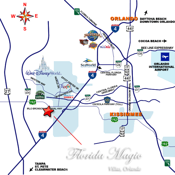 Florida Magic Villas Windsor Hills Directions